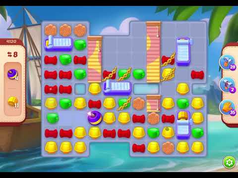 HomeScapes Level 4120 no boosters (17 moves)