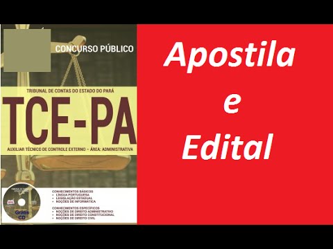 Edital Apostila AUXILIAR TÉCNICO DE CONTROLE EXTERNO - Areá Administrativa TCE - PA