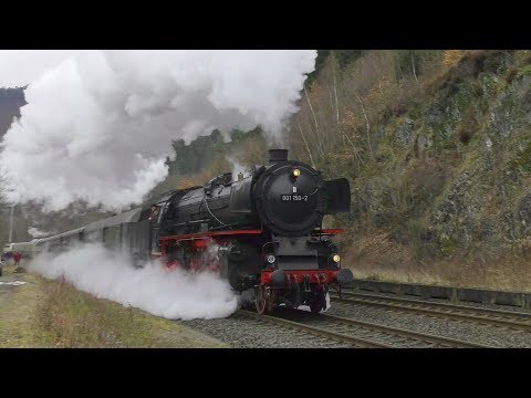The Sound of Steam Trains (HD)