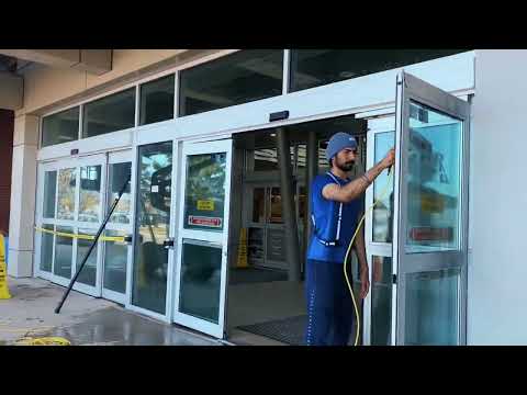 Commercial (YQR Airport) window cleaning #windowcleaning #windowcleaner #windowcleaningservices
