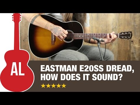 Eastman E20SS Slope Shoulder Dreadnought Sunburst image 6