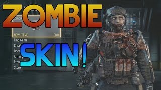 "Advanced Warfare" How To Unlock ZOMBIE SKIN in Multiplayer (COD Advanced Warfare)