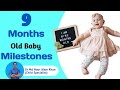 9 Month Old Baby Developmental Milestones नौ महीने का बच्चा क्या