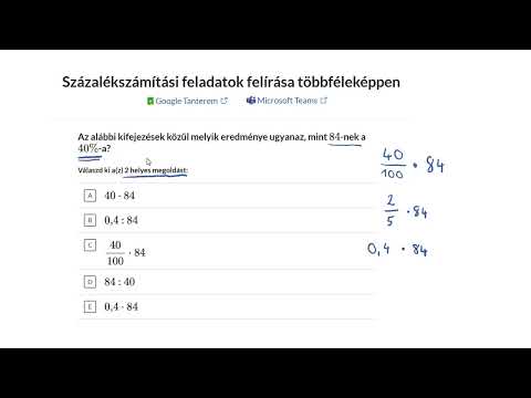 Százalék felírása más alakban | Az algebra alapjai | Khan Academy magyar