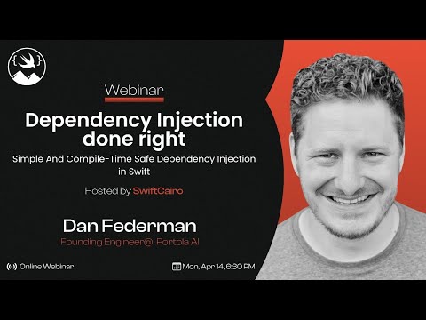 Dependency Injection done right: simple and compile-time safe dependency injection in Swift