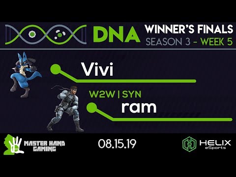 DNA S3:W5 - Vivi (Mewtwo, Lucario) vs. W2W | SYN | ram (Ridley, Snake) - W Finals