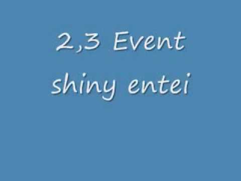 SHINY EVENT POKEMON UP FOR TRADE (OPEN) read description