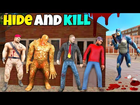 Hide And Seek with Rope Hero Tipson Villain Mutant In Vice Town | Rope Hero Vice Town