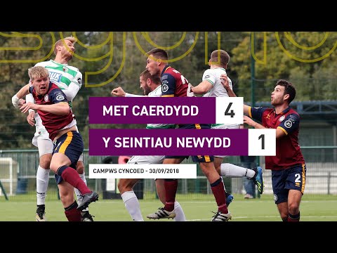 Met Caerdydd 4-1 Y Seintiau Newydd || Uwch Gynghra...