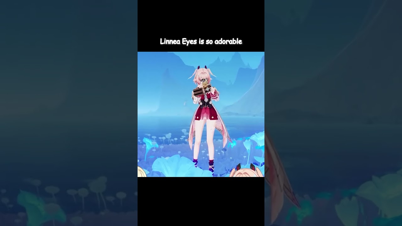 Linnea eyes is so adorable #genshinimpact #hoyocreators