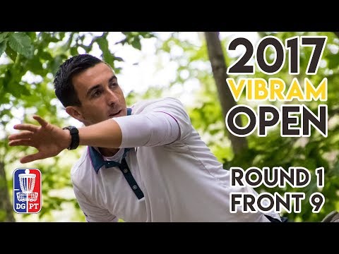 2017 Vibram Open - Paul McBeth, Ricky Wysocki, Jeremy Koling, Zach Longeill - Rnd 1 | Front 9