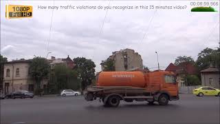 How many traffic violations do you recognize in this 15 minutes video?