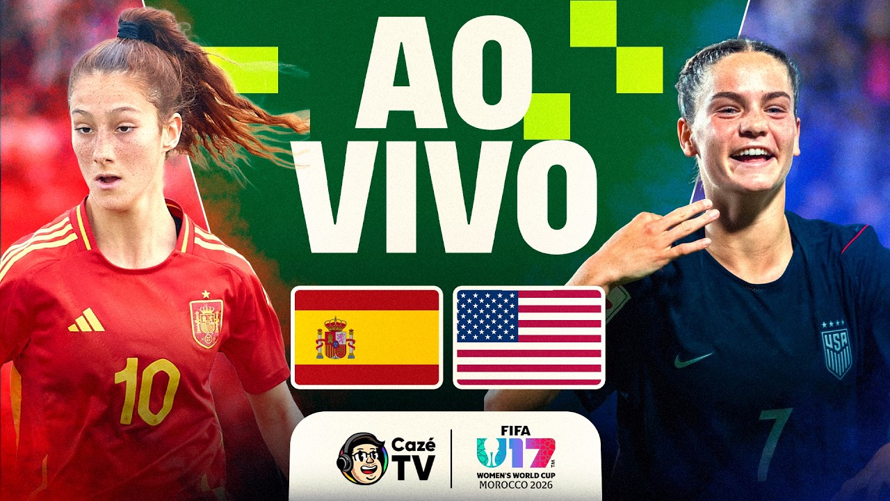 JOGO COMPLETO: ESPANHA X EUA | COPA DO MUNDO FEMININA SUB-17 2026 | OITAVAS DE FINAL