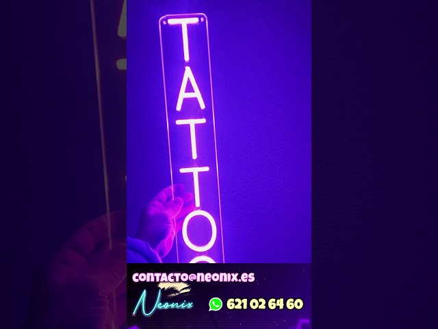 Vídeo relacionado con LULANMP Letrero de neón para decoración de pared, letrero de neón LED regulable para salón, estudio, tienda, luces de neón rojas para piercing corporal, tienda de negocios, tatuajes, spa, tienda,