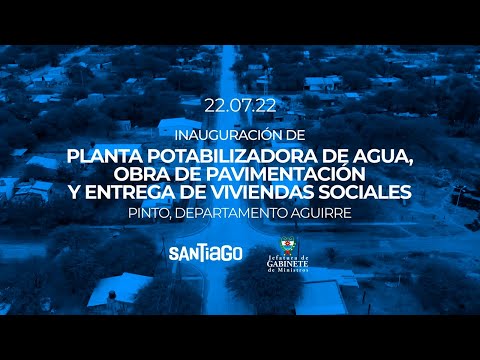 En Directo: Inauguración de Planta Potabilizadora de Agua, Pavimentación y Viviendas Sociales