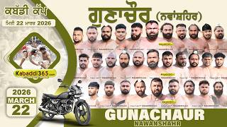 Download lagu 🔴 [Live] Gunachaur (Nawanshahr) Kabaddi Tournament 22 March 2026 | Today Kabaddi Live mp3
