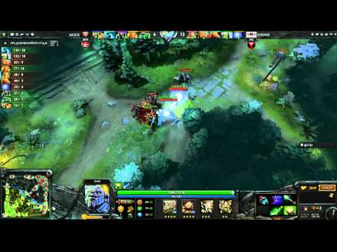 Mouz vs EHOME - Loser Bracket Quarter Finals - The International - Russian Commentary