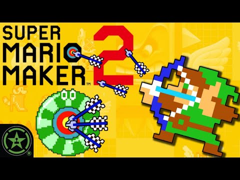 Mario Maker 2 - Mark Nutt Training as Link with @AfroSenju