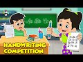गट्टू गया Handwriting Classes Practice Makes Man Perfect Cartoon Moral Story PunToon