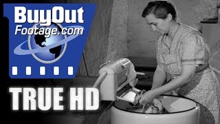 HD Historic Stock Footage - FARM FAMILY GETS ELECTRICITY 1930s REEL 4