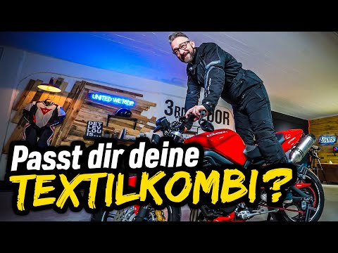 Richtige Größe finden bei Textilklamotten für's Motorrad!