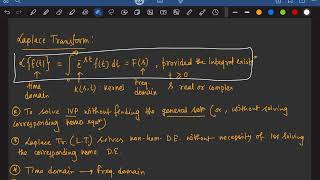 8.Introduction to Laplace Transform || definition & sufficient conditions