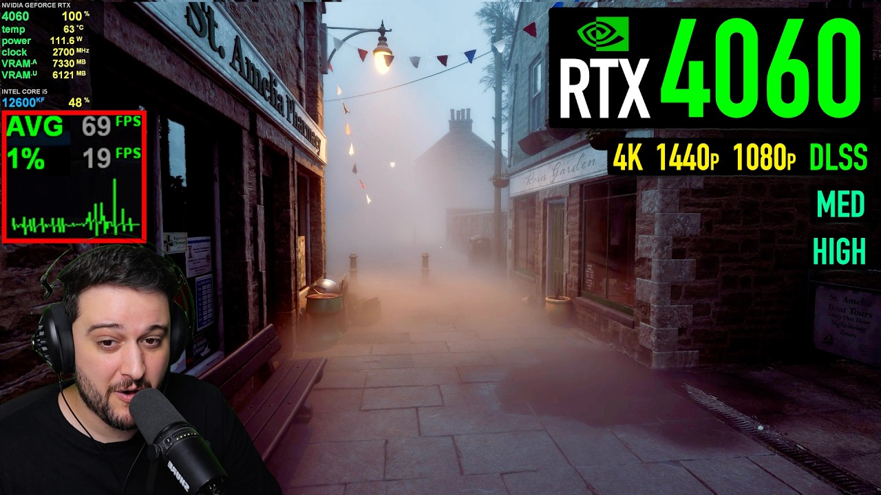 RTX 4060 - SILENT HILL: Townfall - More UE5 Stuttering! Yay!