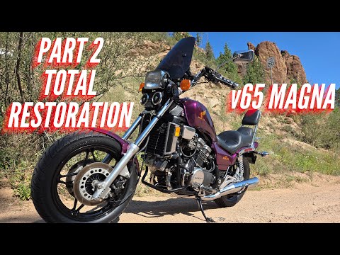 v65 Magna Restoration Honda VF1100C 1983 4k Part2