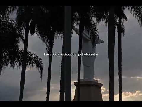 Fim de tarde em Andrelândia MG dia frio mirante do Cristo Redentor 