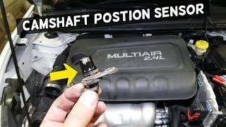 CAMSHAFT POSITION SENSOR REPLACEMENT LOCATION 2.4 MULTIAIR DODGE DART CHRYSLER 200 JEEP CHEROKEE