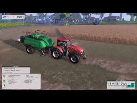 Farm Expert 2017 - Baling Hay Into Square Bales | Gameplay (PC HD) [1080p60FPS]