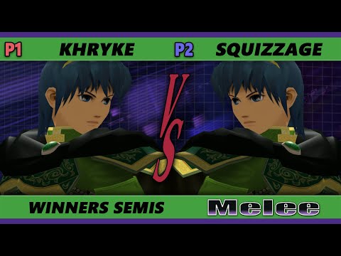 S@X 420 Winners Semis - Khryke (Marth) Vs. squizzage (Marth) Smash Melee - SSBM