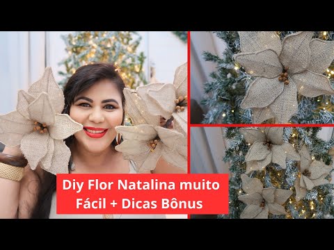 Very Easy Christmas Jute Flower + Bonus Tips