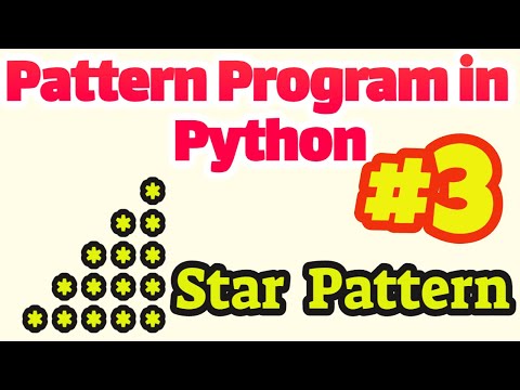 Pattern Program In Python 3 Star Patternright Indent Triangle
