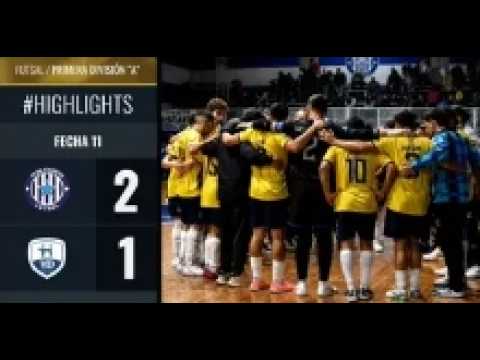 17 de Agosto 2-1 San Lorenzo. Fecha 14. Primera División Futsal