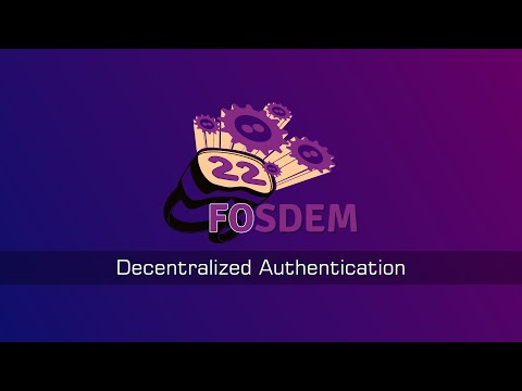 Decentralized Authentication