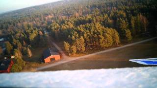 preview picture of video 'Skillingaryd Sweden from the air just before sunset'