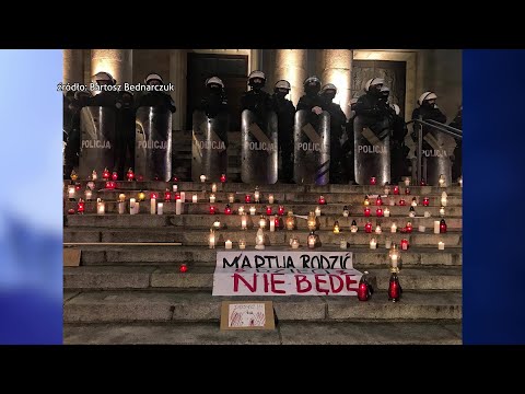 Incydent z posłem w trakcie protestu w Katowicach 25.10.2020