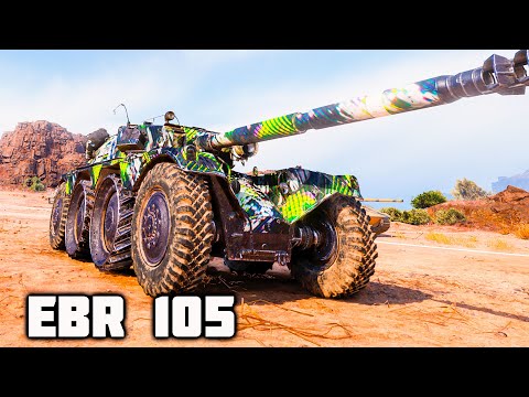 Panhard EBR 105 WoT - 6 Kills, 6,7K Damage