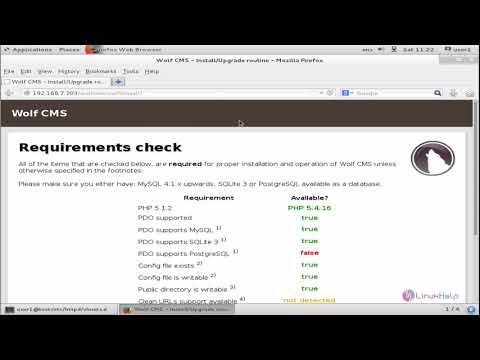 How to install Wolf CMS in CentOS 7 | LinuxHelp Tutorials