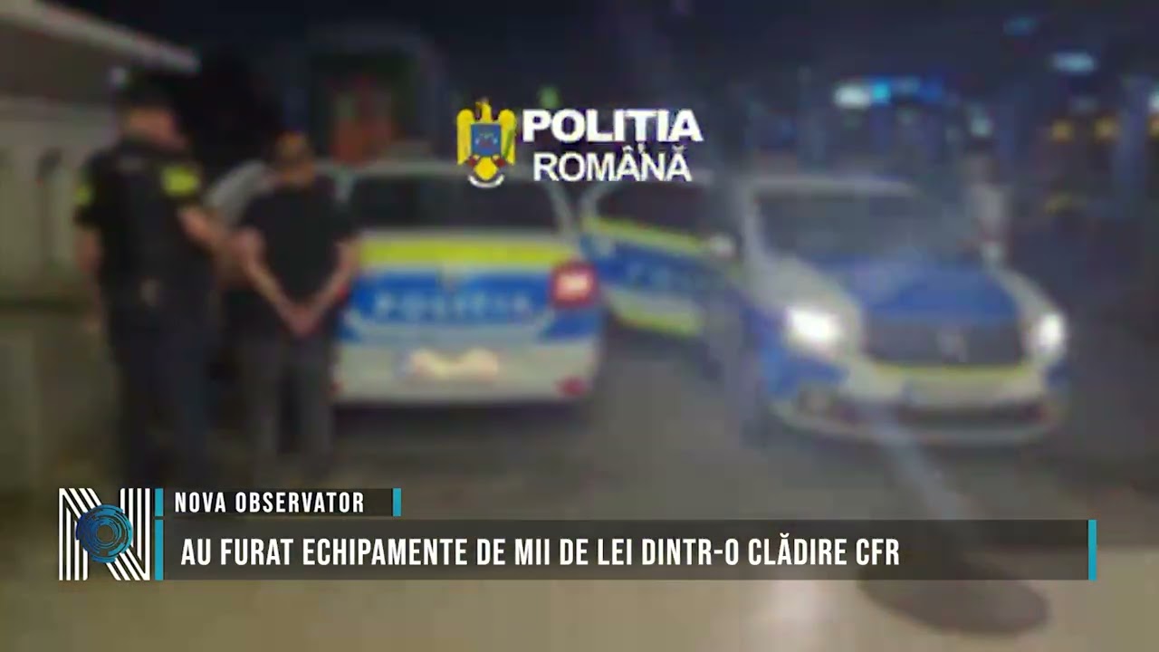 Au furat echipamente de mii de lei dintr-o clădire CFR