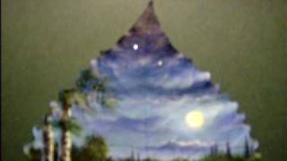 painted leaf...loons in moonlight.AVI