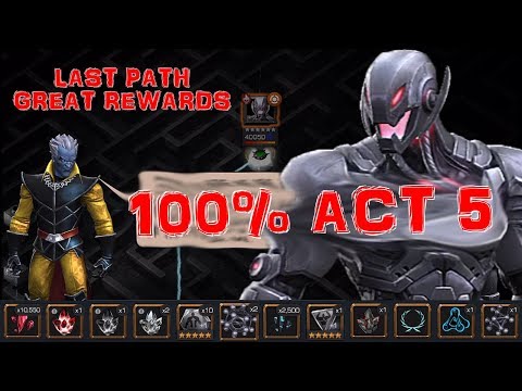 MARVEL CONTEST OF CHAMPIONS: Great Rewards For STORY QUEST ACT 5.4.6 (Last Path)