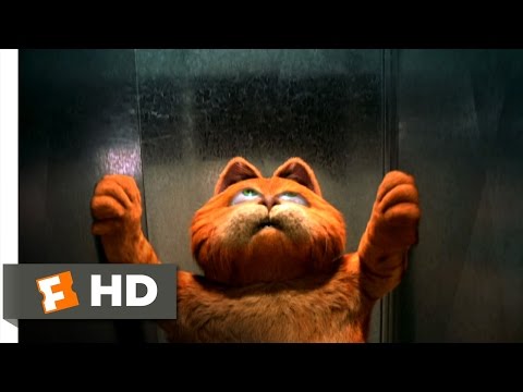 Garfield (4/5) Movie CLIP - Ventilation Shaft Ride (2004) HD