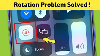 iPhone Rotate Problem Solved | Portrait Orientation Lock Settings In Apple iPhone