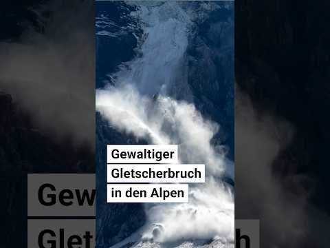 Video Thumbnail: Gewaltiger Gletscherbruch in den Alpen