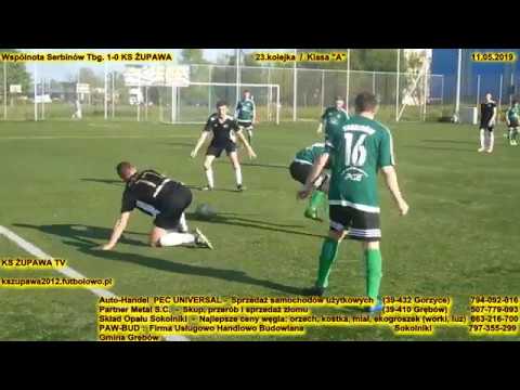 Skrót meczu: Wspólnota Serbinów - KS Żupawa (11.05.2019) Klasa "A"