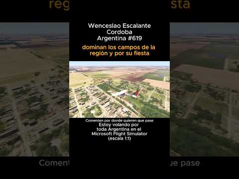 Wenceslao Escalante, Cordoba desde el Microsoft Flight Simulator #wenceslaoescalante #cordoba #msfs