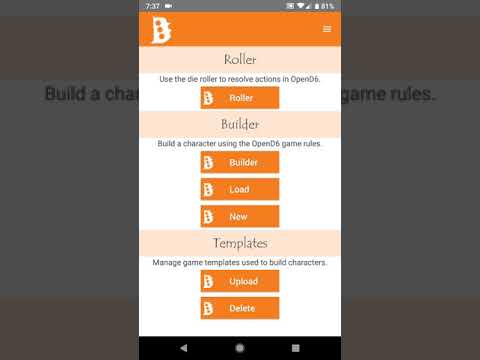 OpenD6 Toolkit