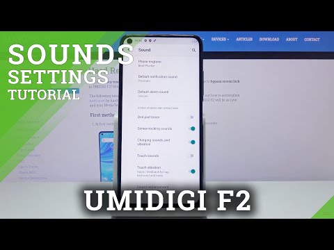How to Disable / Enable Dial Pad Sounds in UMIDIGI F2 - Sound Settings
